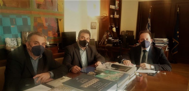 Δημιουργική συνάντηση δημάρχου Πύργου με τον Αναπληρωτή Υπουργό Εσωτερικών Στέλιο Πέτσα