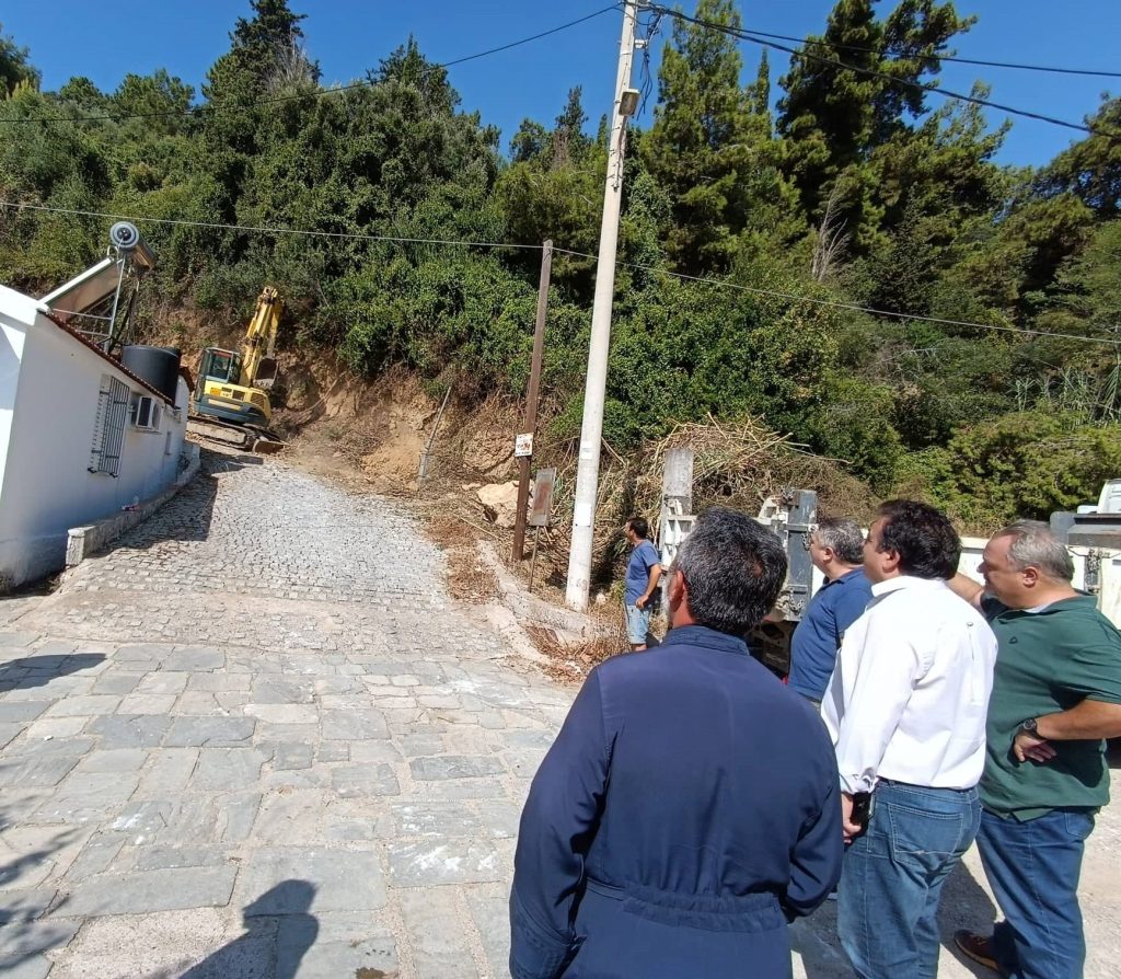 Ξεκίνησε το έργο θωράκισης στο βουνό του Κατακόλου