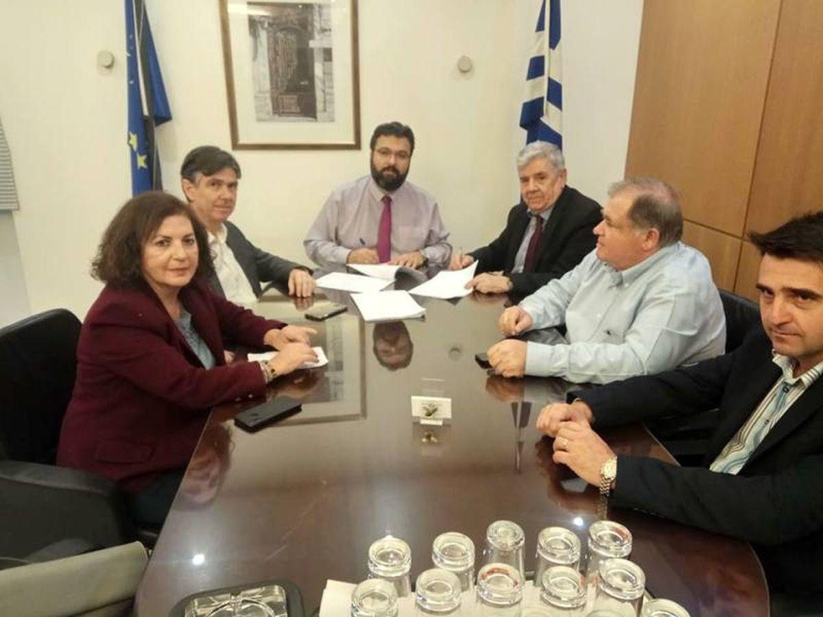 Συνάντηση Δημάρχου Πύργου Γαβριήλ Λιατσή με τον Υφυπουργό Πολιτισμού & Αθλητισμού κ. Γεώργιο Βασιλειάδη και υπογραφή προγραμματικών συμβάσεων.