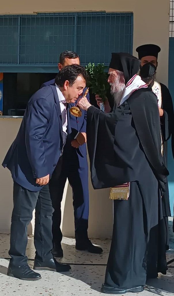 Σε Αγιασμούς σχολείων ο δήμαρχος Πύργου Παναγιώτης Αντωνακόπουλος