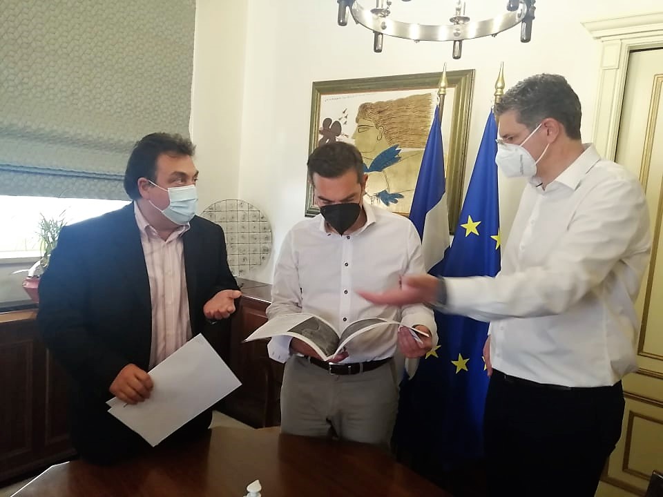 Στον δήμαρχο Πύργου ο πρόεδρος του ΣΥΡΙΖΑ-Προοδευτική Συμμαχία Αλέξης Τσίπρας