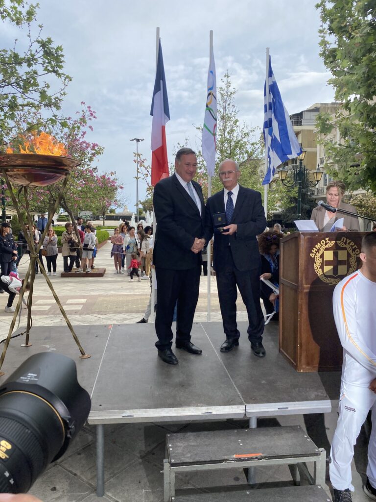 Πλήθος κόσμου στην τελετή της Αφής της Φλόγας στον Πύργο