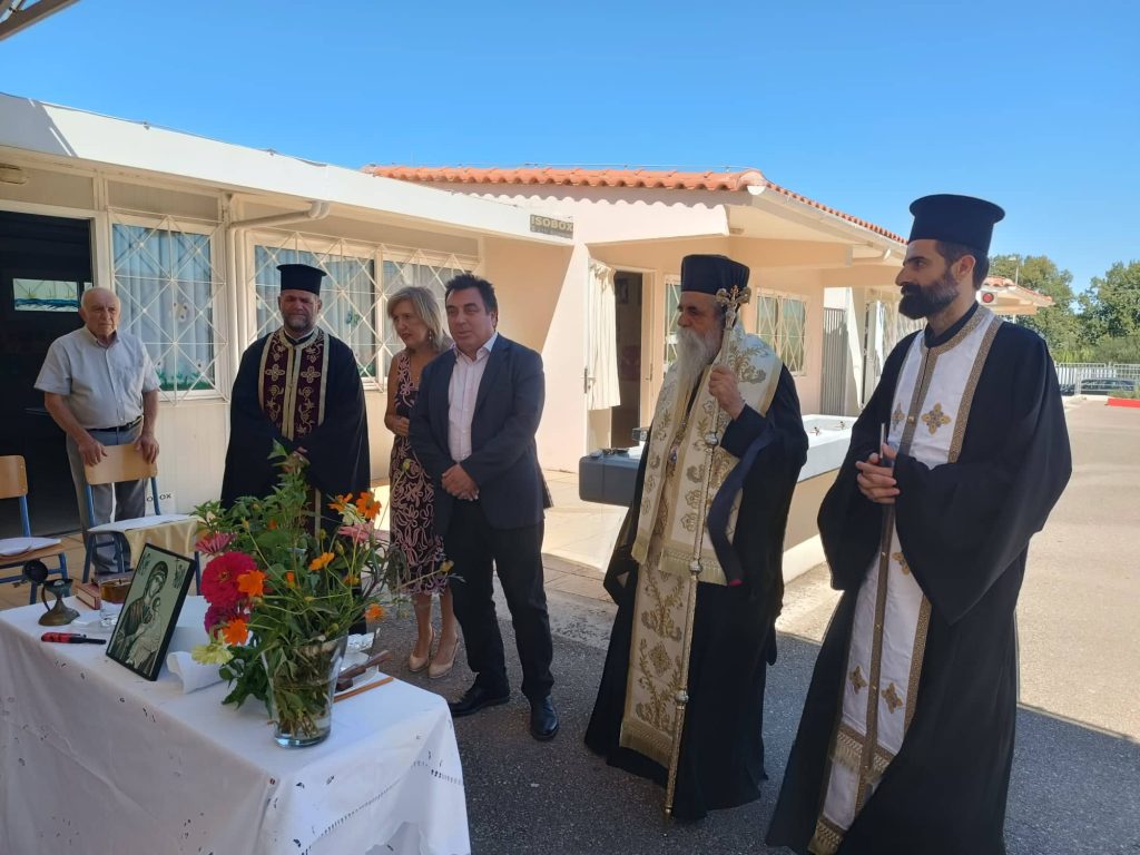 Σε Αγιασμούς σχολείων ο δήμαρχος Πύργου Παναγιώτης Αντωνακόπουλος