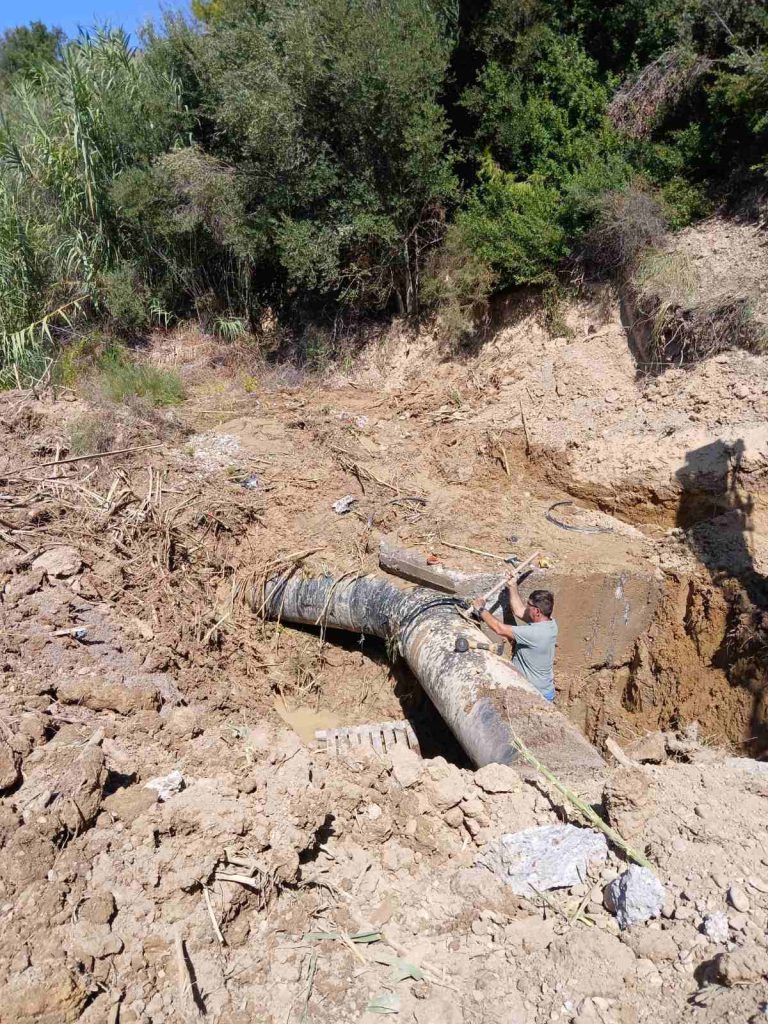 Το νερό στον αγωγό του Ερυμάνθου-Επισκευάστηκε η βλάβη