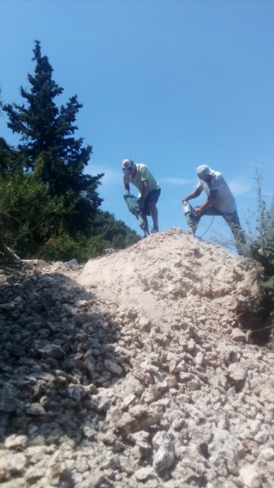 Ξεκίνησε το έργο θωράκισης στο βουνό του Κατακόλου
