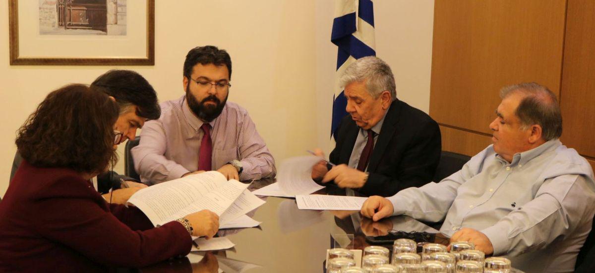 Συνάντηση Δημάρχου Πύργου Γαβριήλ Λιατσή με τον Υφυπουργό Πολιτισμού & Αθλητισμού κ. Γεώργιο Βασιλειάδη και υπογραφή προγραμματικών συμβάσεων.