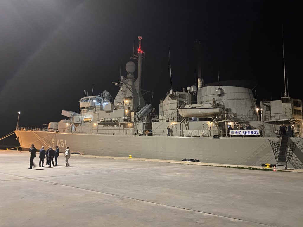 Επίσκεψη του Δημάρχου Πύργου στα Πολεμικά Πλοία «Λήμνος» και «Ρίτσος» στο Κατάκολο