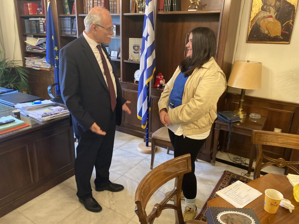 EEEK ΠΥΡΓΟΥ: Συνάντηση με τον Δήμαρχο Πύργου για τη δράση Ecomobility/FreeMobility 4 EEEK ΠΥΡΓΟΥ: Συνάντηση με τον Δήμαρχο Πύργου για τη δράση Ecomobility/FreeMobility