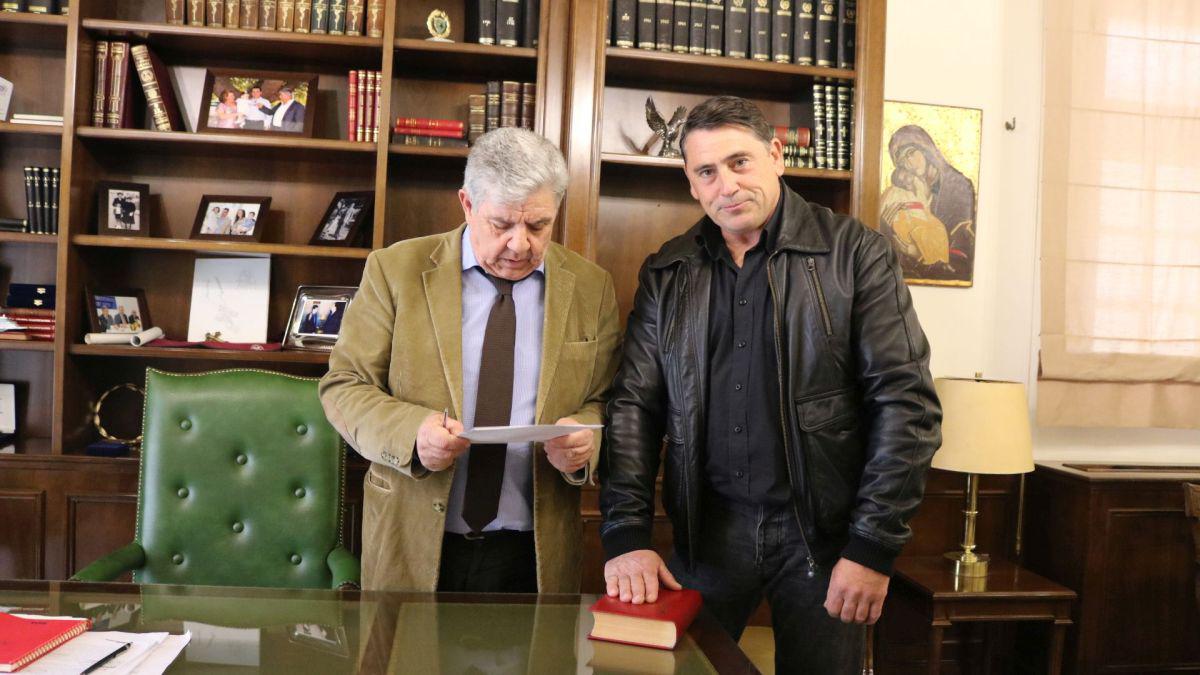 Ορκωμοσία του νέου Δημοτικού Συμβούλου Δημήτρη Αβραμόπουλου